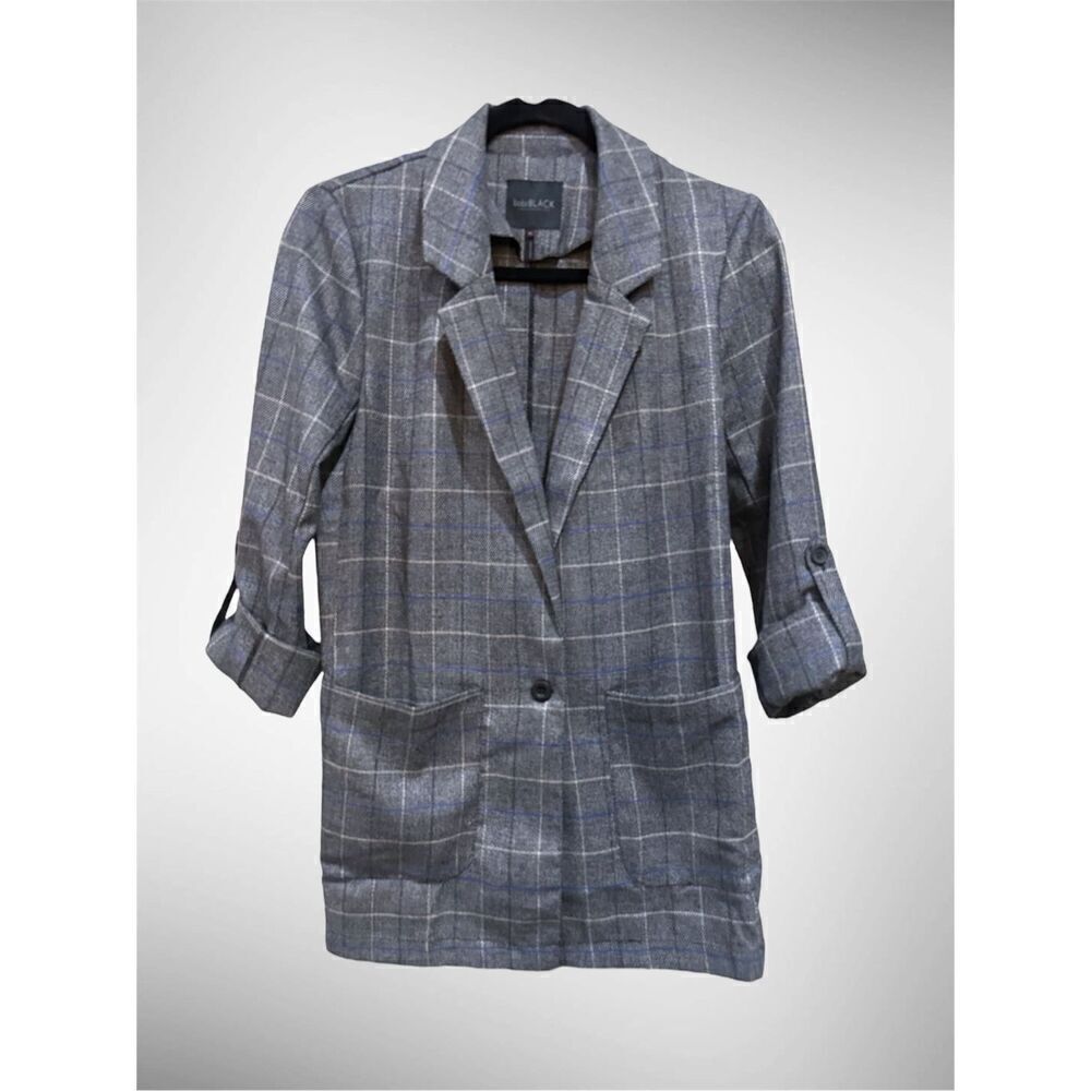 Bobi Black Label Los Angeles Plaid Blazer Size XS